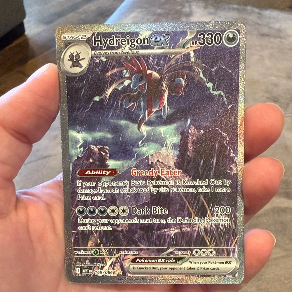 Pokemon Hydreigon EX Card - Red, Blue, Black - Picture 1 of 2